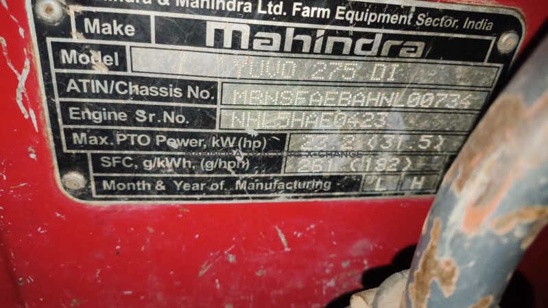2017 Mahindra YUVO TECH Plus 275 DI-2
