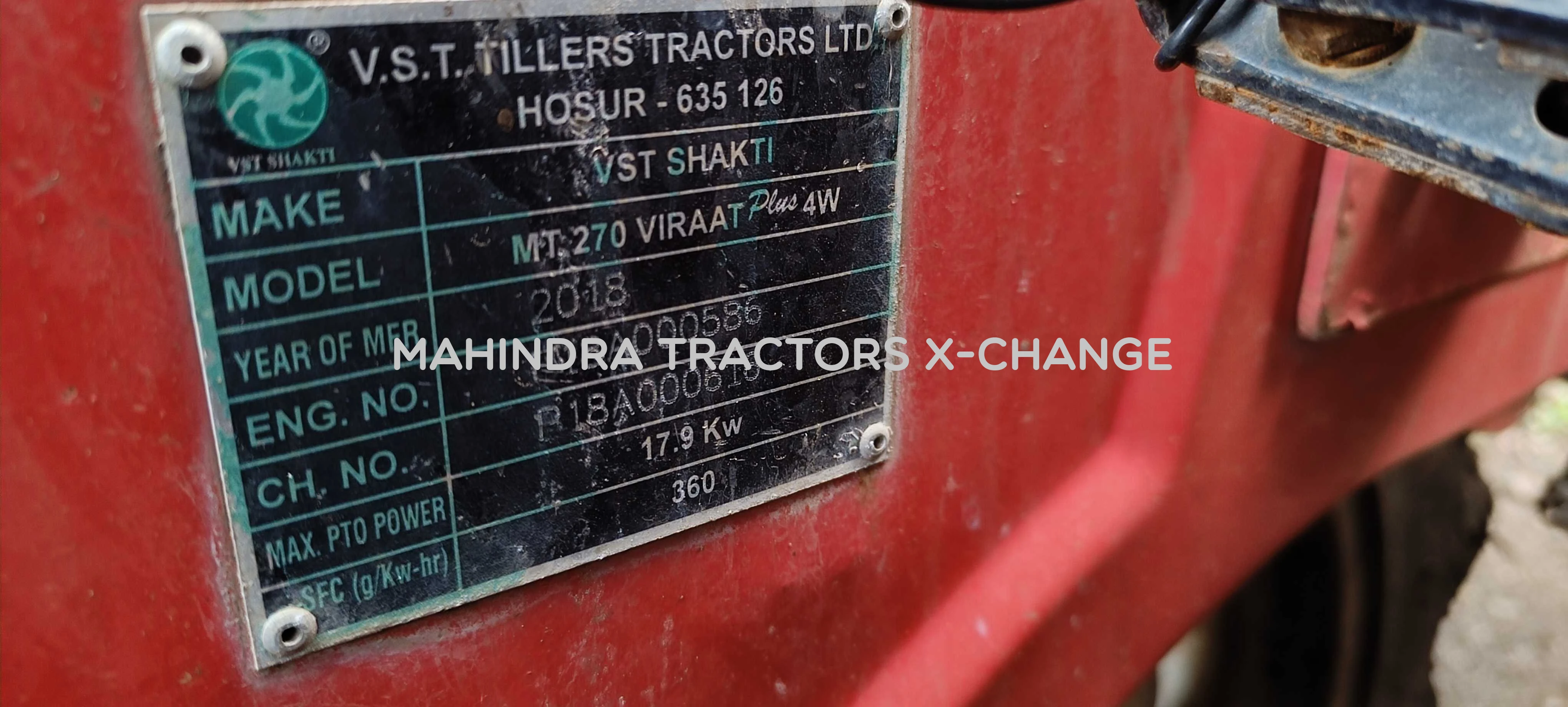 2018 Vst MT 270 - VIRAAT 4WD-4