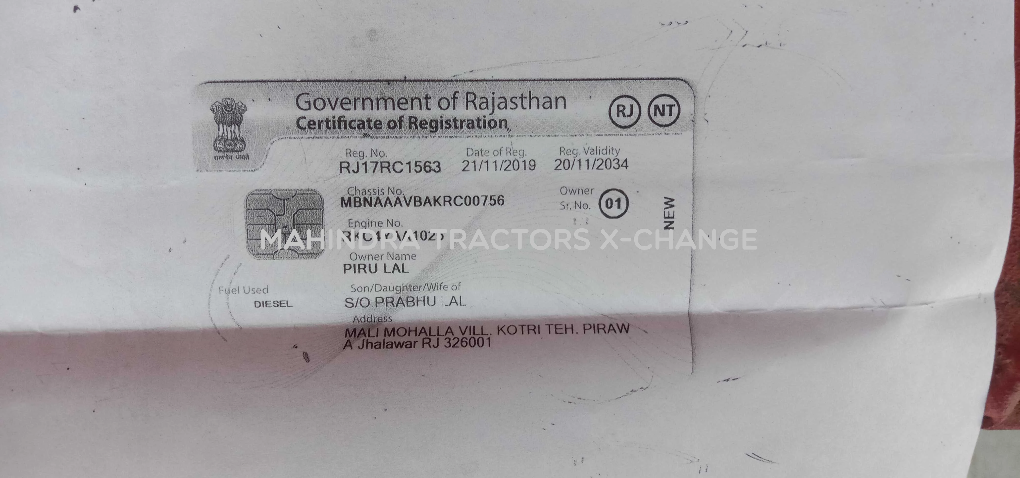 2019 Mahindra 415 DI-4