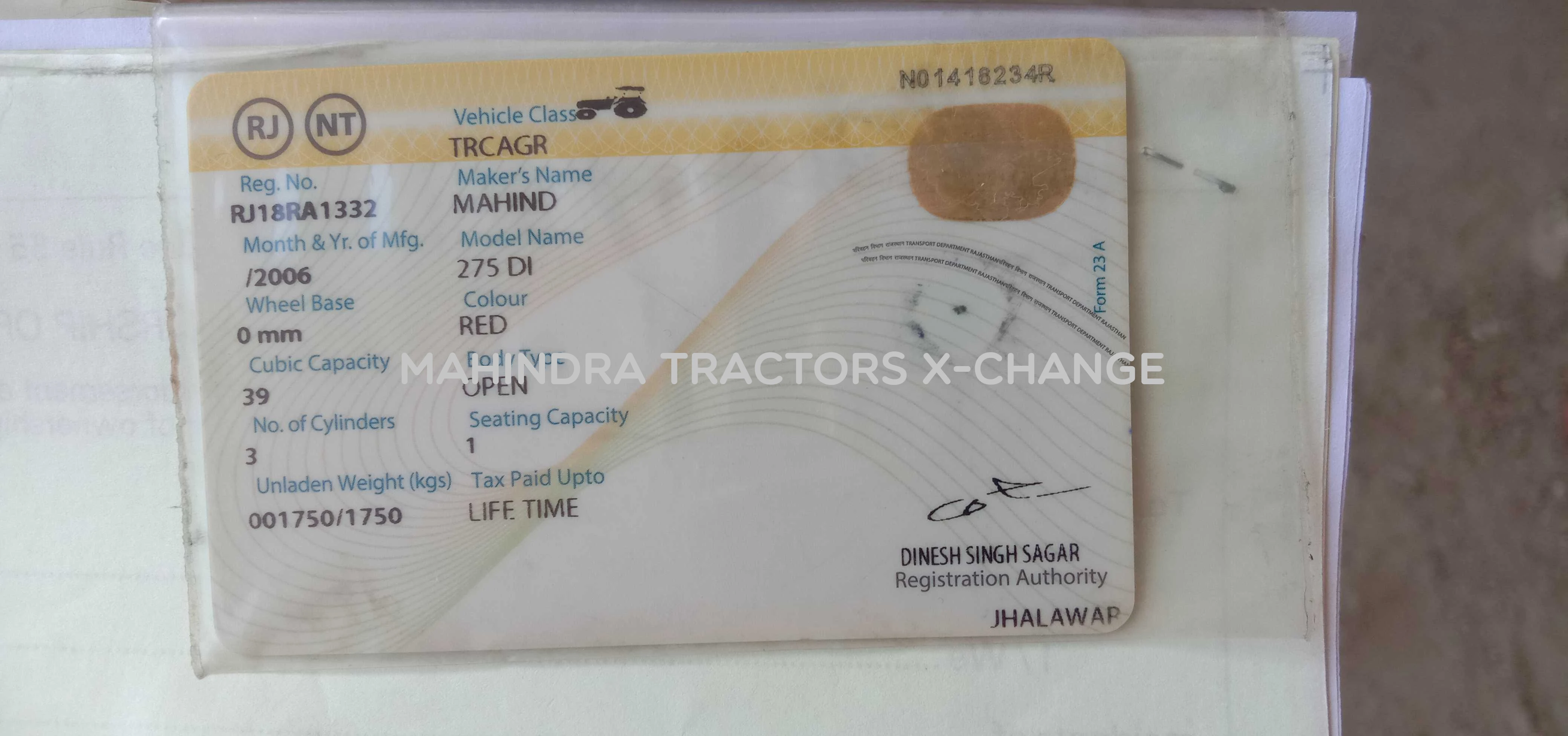 2006 Mahindra 275 DI TU-3