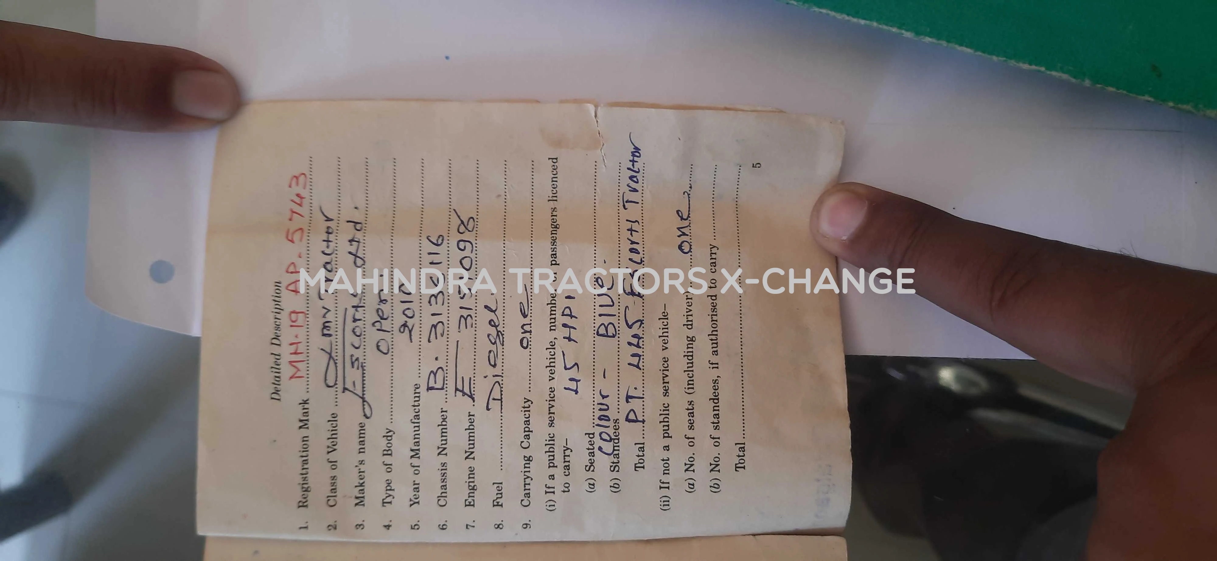 2010 Powertrac 445 PT-7