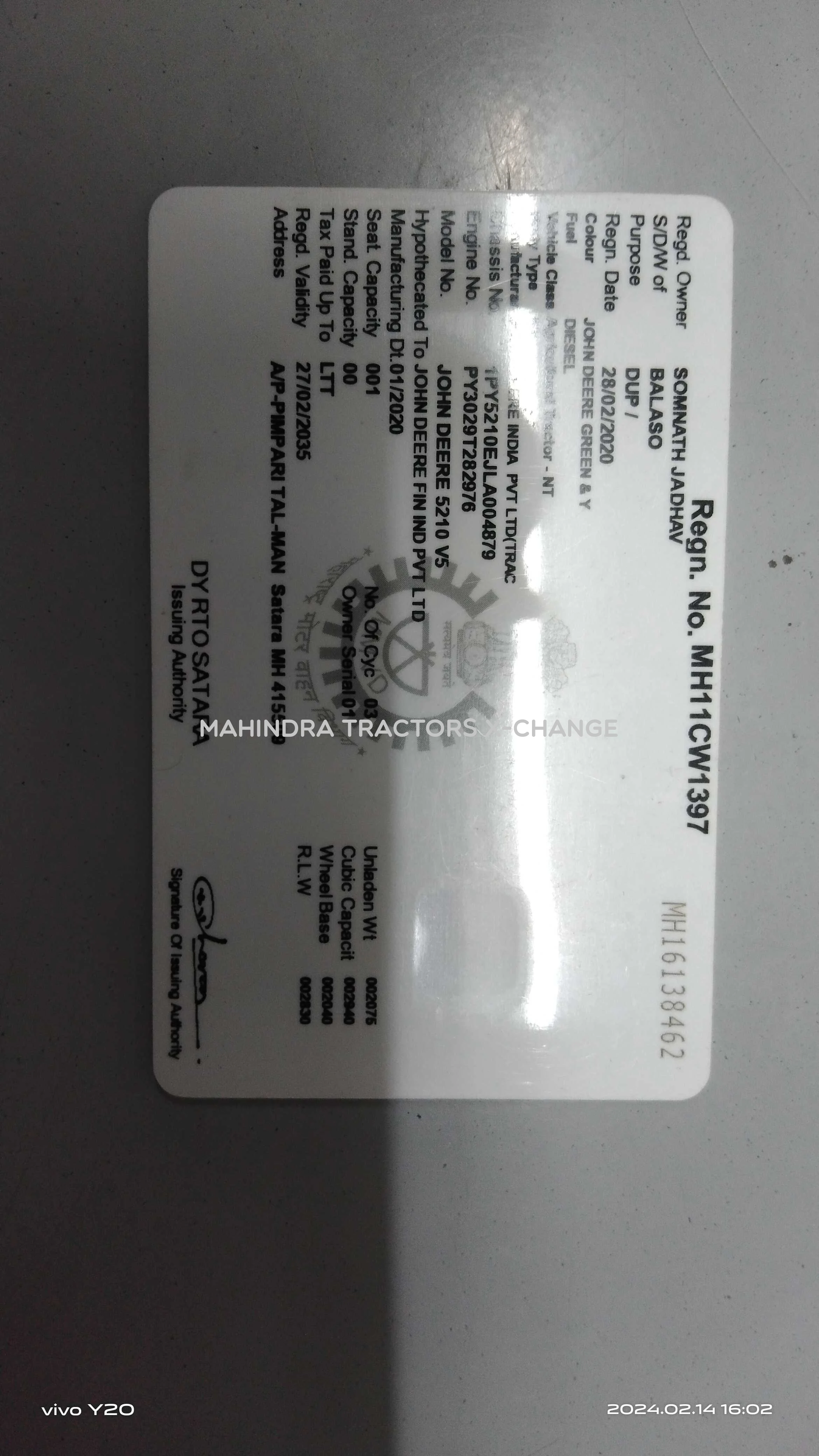 2020 John deere 5210-5