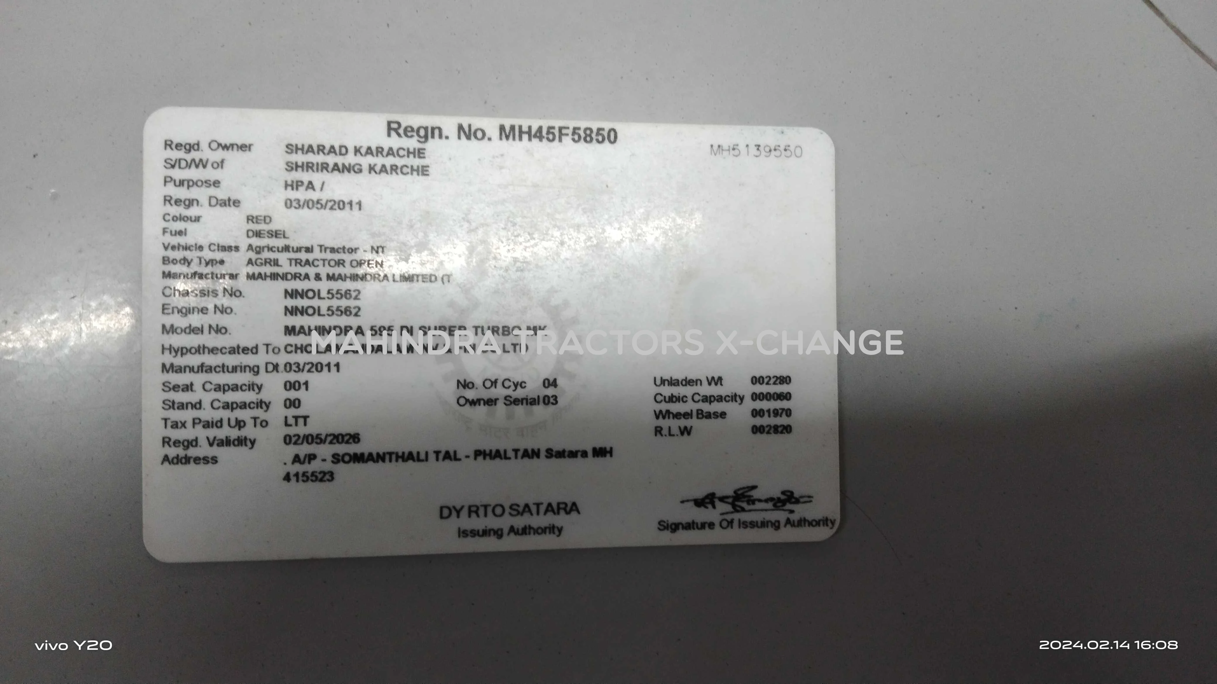 2011 Mahindra 595 DI TURBO-5