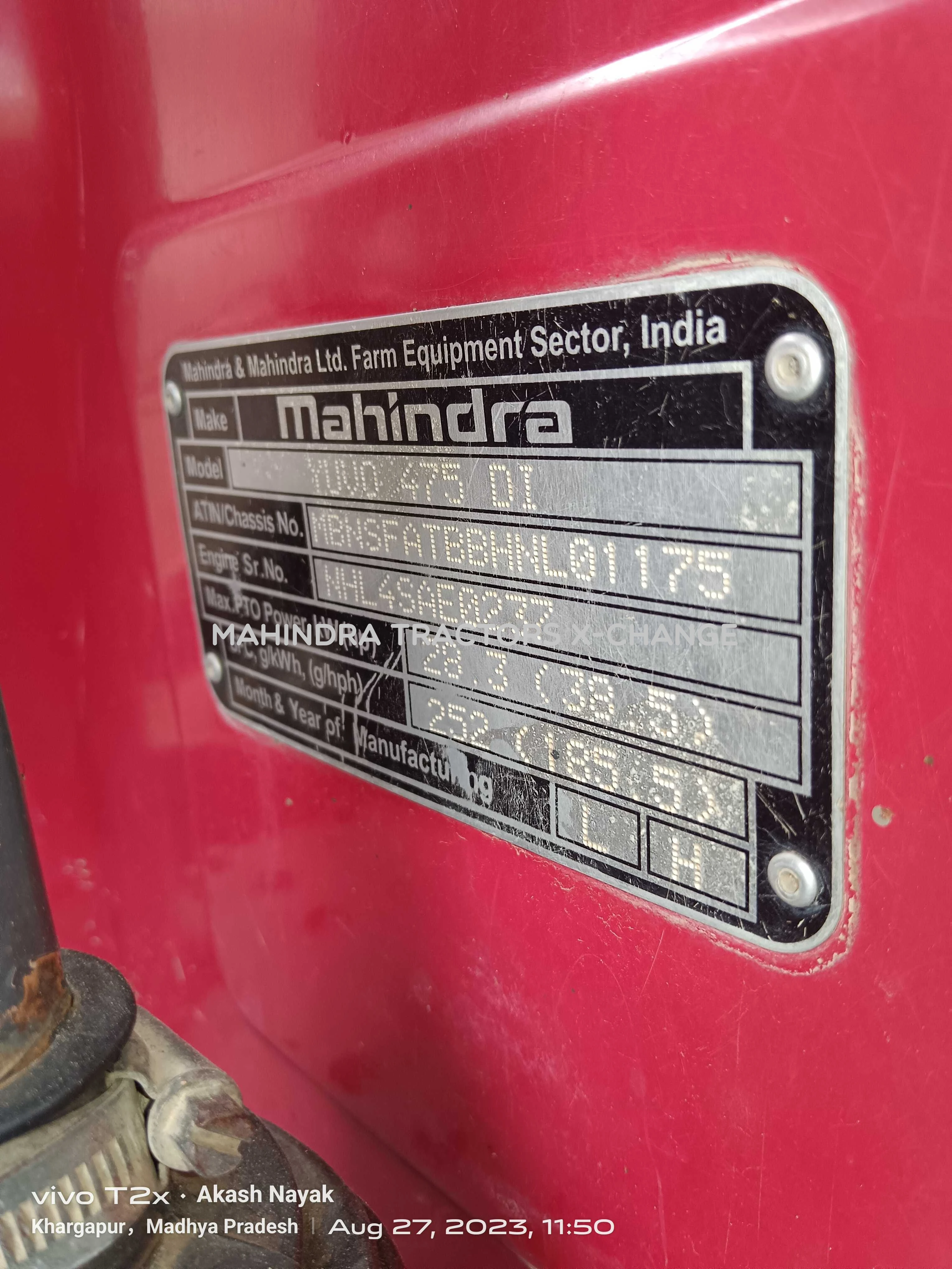 2017 Mahindra YUVO 475 DI-3