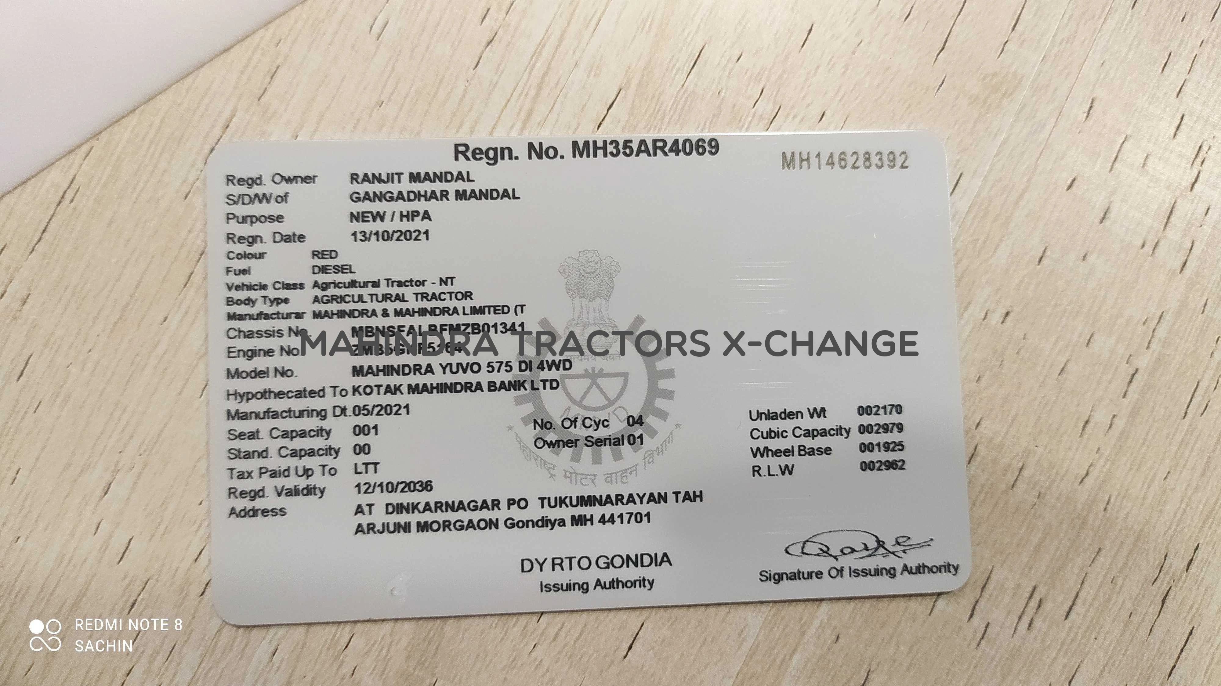 2021 Mahindra Yuvo 575 DI 4WD-5