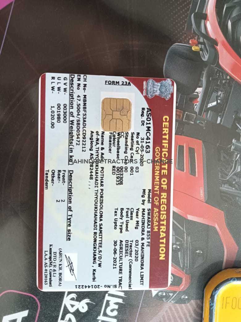 2020 Swaraj 855 FE 4WD-4