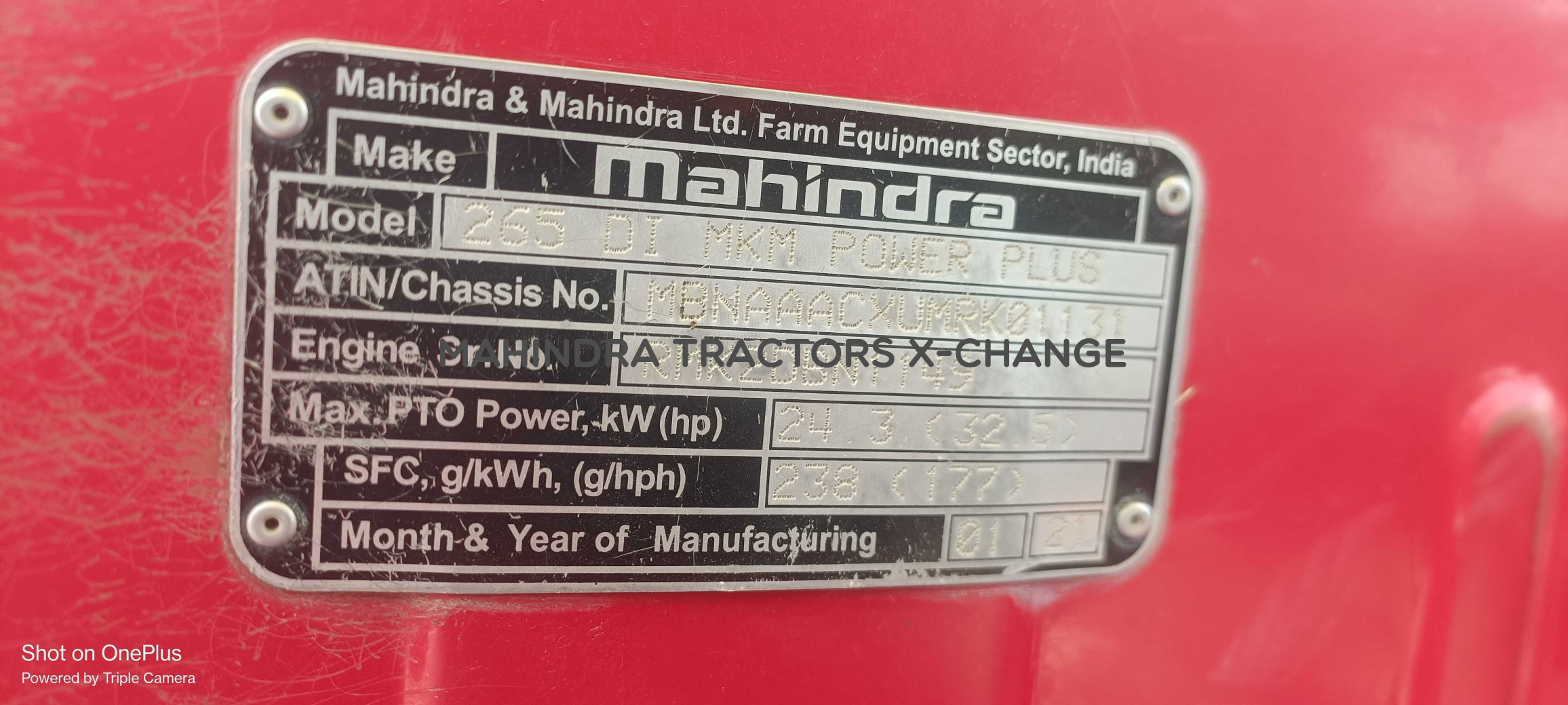 2019 Mahindra 265 DI POWER PLUS-2