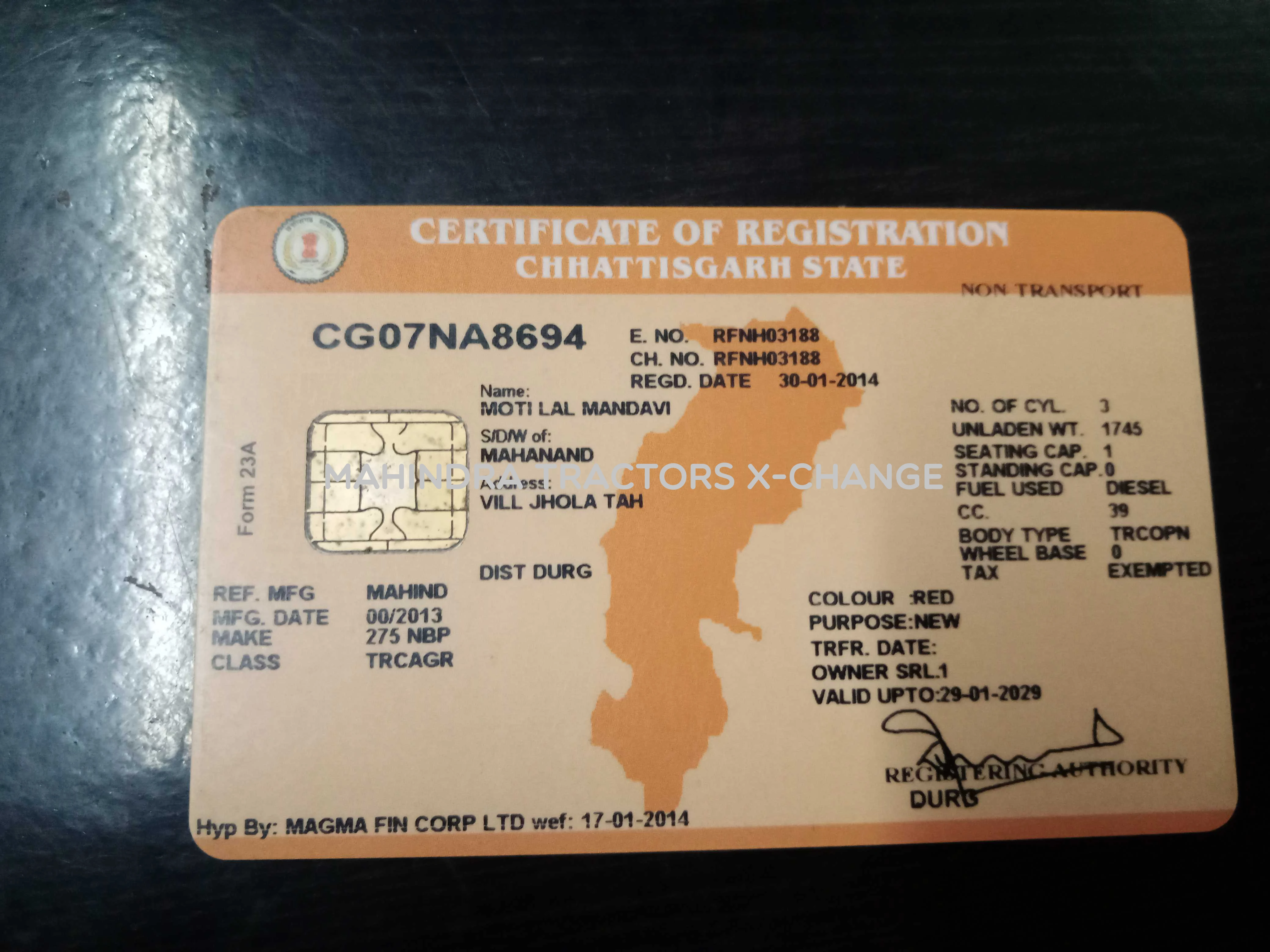 2013 Mahindra 275 DI TU-5