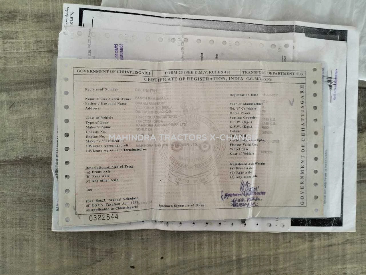 2011 Mahindra 275 DI TU-3