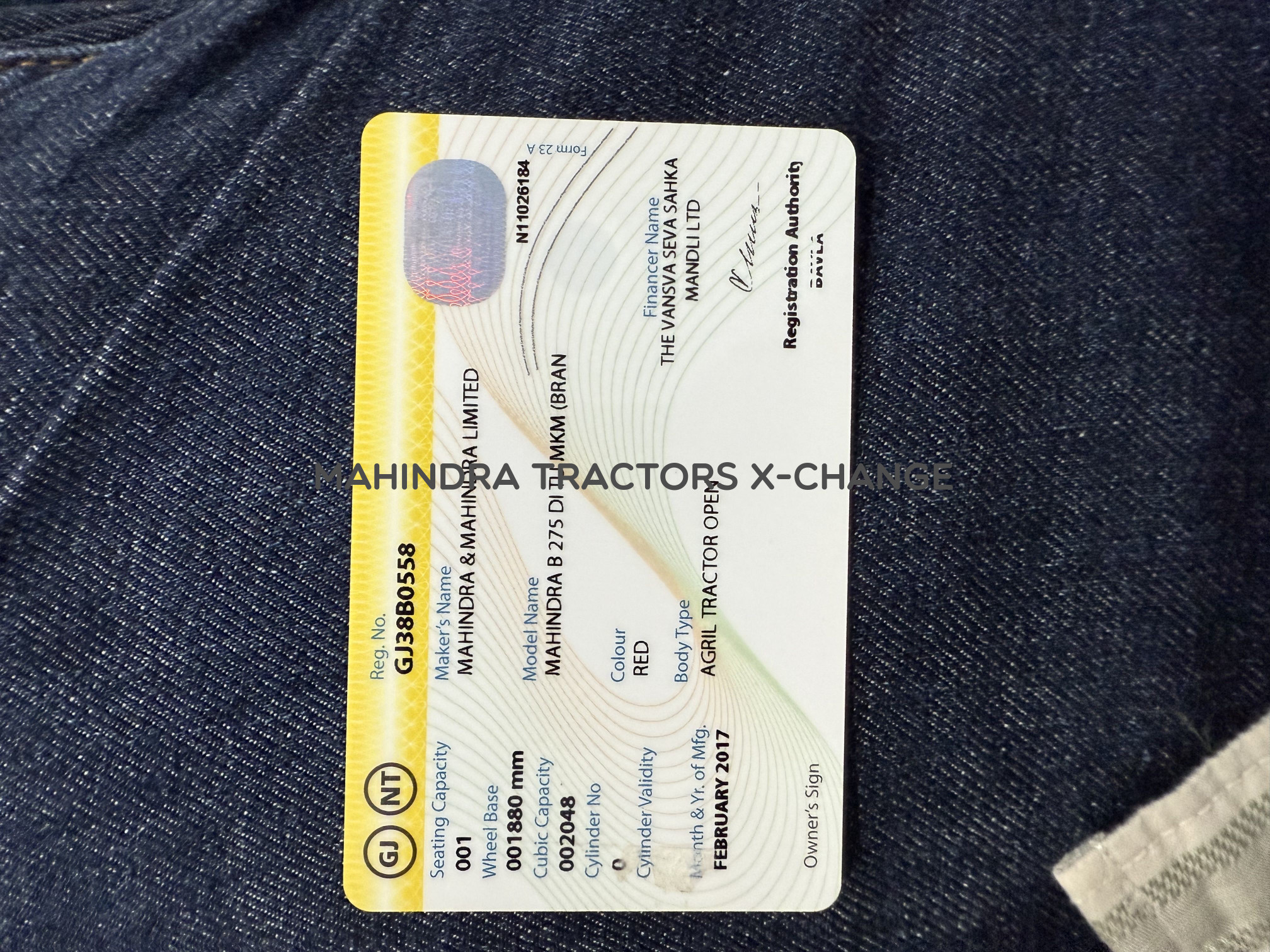 2017 Mahindra 275 DI TU-6