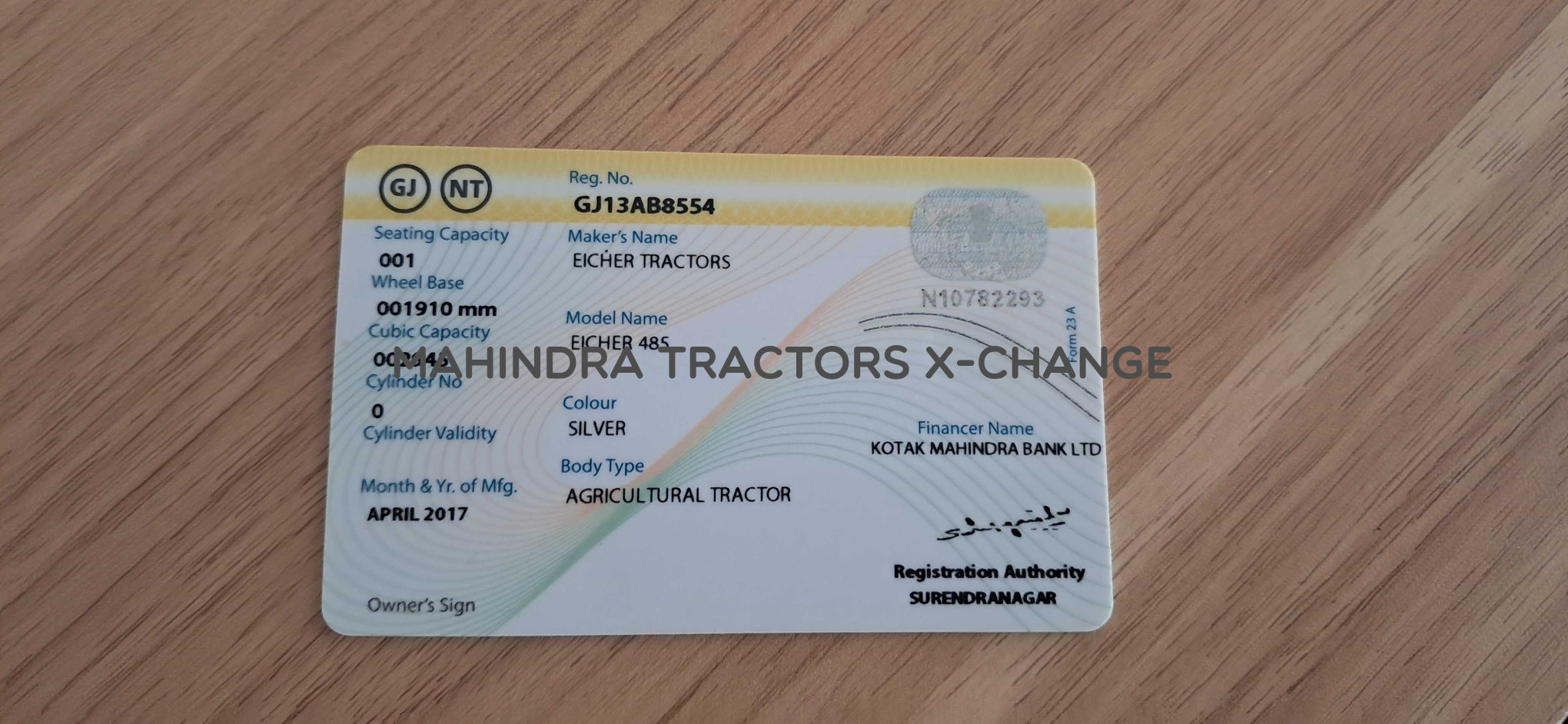 2017 Eicher Eicher 485-6