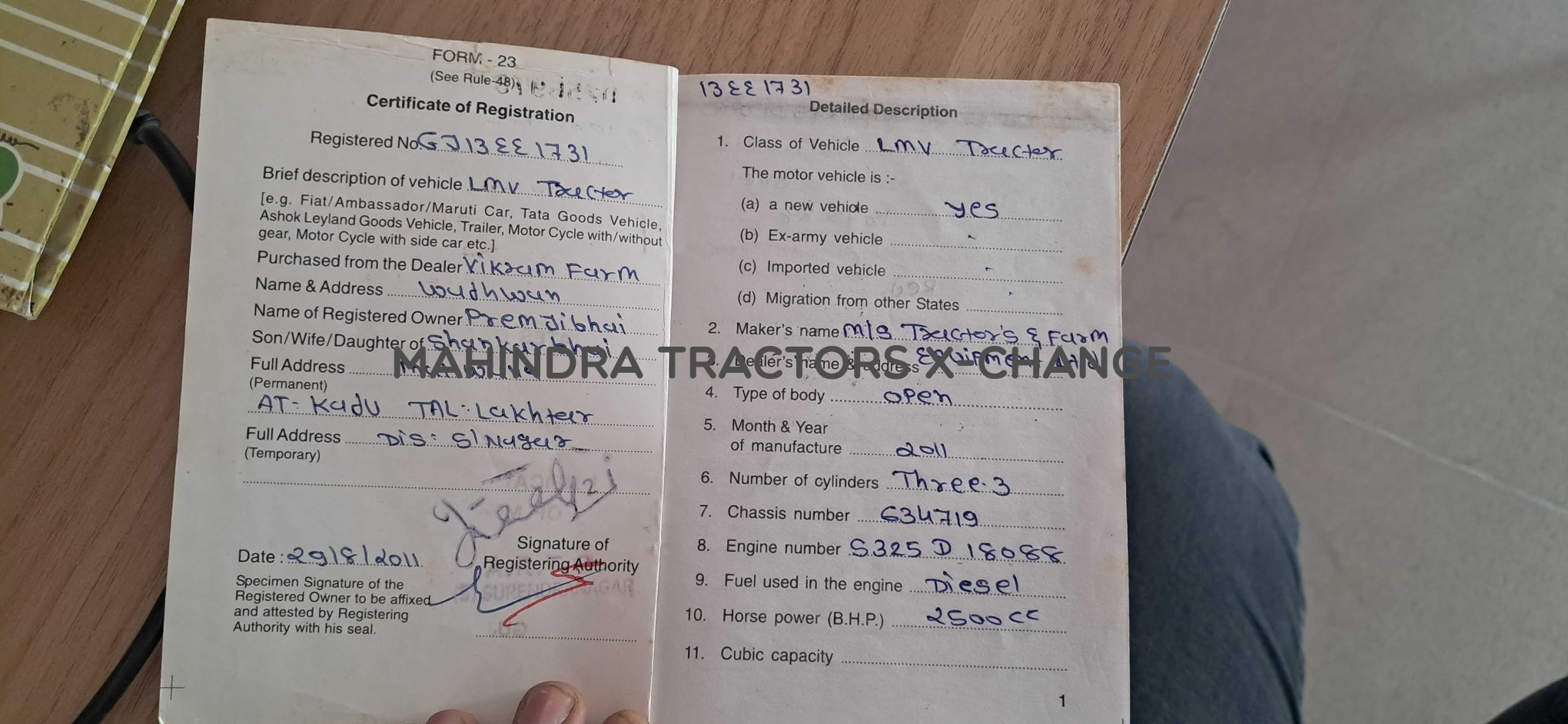 2011 Massey ferguson 245 DI-5