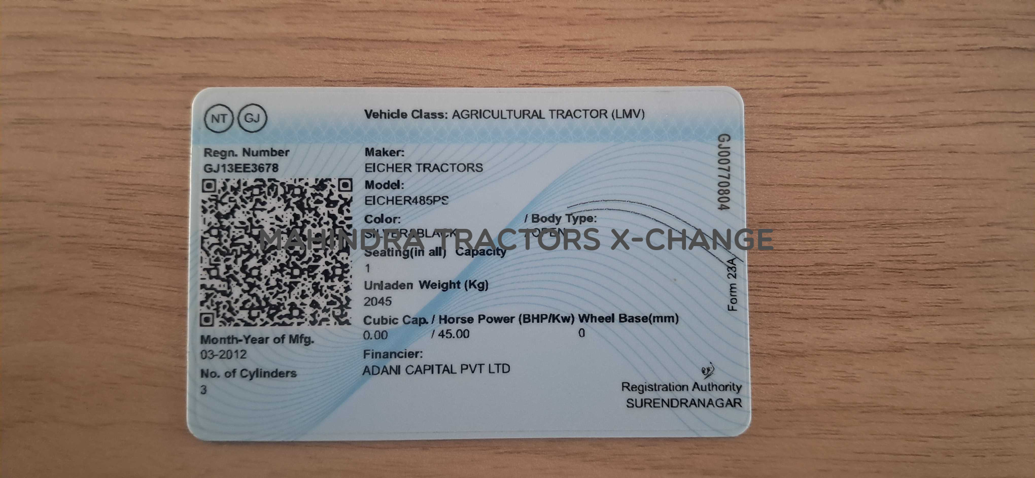 2011 Eicher Eicher 485-4