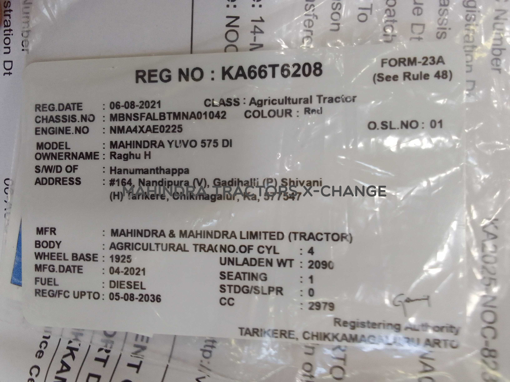 2021 Mahindra YUVO TECH Plus 575 DI-4